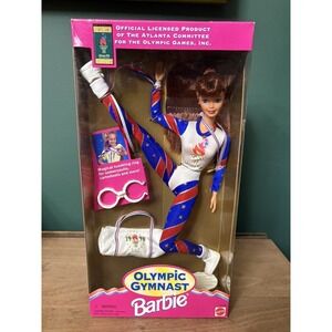 Barbie Olympic Gymnast Brunette 1996 Atlanta Games